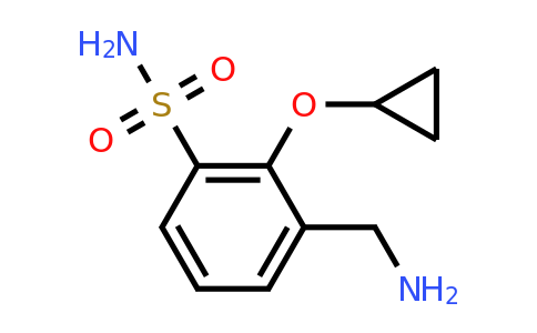 CAS 1243400-23-8 | 3-(Aminomethyl)-2-cyclopropoxybenzenesulfonamide