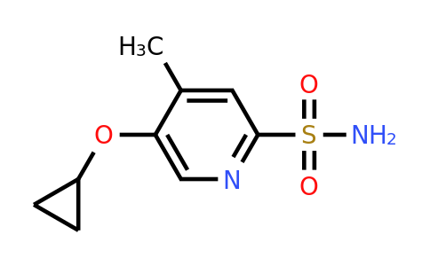 CAS 1243400-24-9 | 5-Cyclopropoxy-4-methylpyridine-2-sulfonamide
