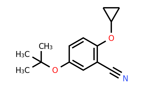 CAS 1243400-27-2 | 5-Tert-butoxy-2-cyclopropoxybenzonitrile
