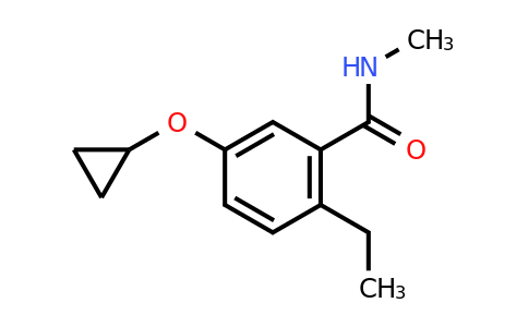 CAS 1243400-29-4 | 5-Cyclopropoxy-2-ethyl-N-methylbenzamide