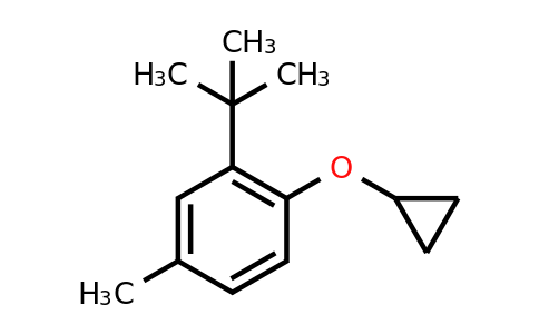 CAS 1243400-30-7 | 2-Tert-butyl-1-cyclopropoxy-4-methylbenzene