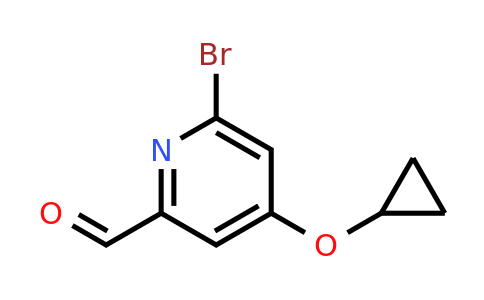 CAS 1243400-33-0 | 6-Bromo-4-cyclopropoxypicolinaldehyde
