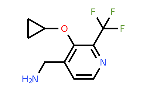 CAS 1243400-35-2 | (3-Cyclopropoxy-2-(trifluoromethyl)pyridin-4-YL)methanamine