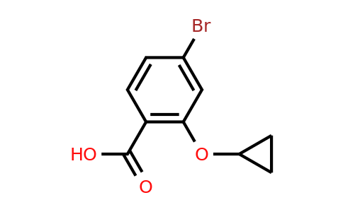 CAS 1243400-42-1 | 4-Bromo-2-cyclopropoxybenzoic acid