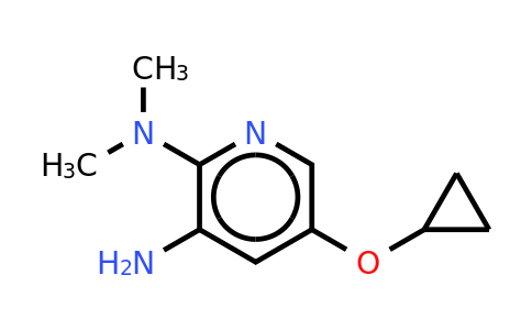 CAS 1243400-44-3 | 5-Cyclopropoxy-2-N,2-N-dimethylpyridine-2,3-diamine