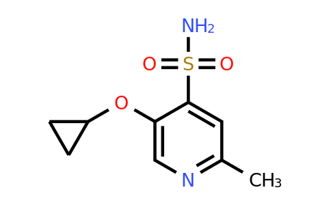 CAS 1243400-50-1 | 5-Cyclopropoxy-2-methylpyridine-4-sulfonamide