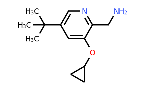 CAS 1243400-53-4 | (5-Tert-butyl-3-cyclopropoxypyridin-2-YL)methanamine