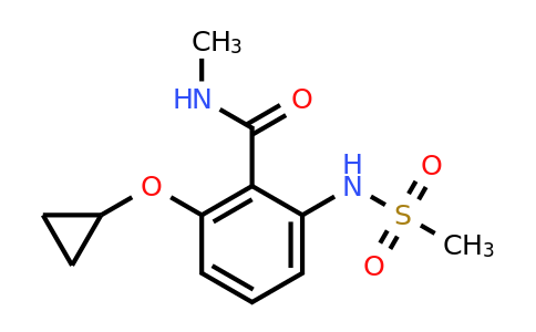 CAS 1243400-61-4 | 2-Cyclopropoxy-N-methyl-6-(methylsulfonamido)benzamide