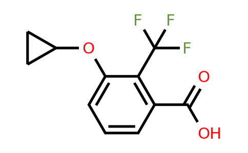 CAS 1243400-62-5 | 3-Cyclopropoxy-2-(trifluoromethyl)benzoic acid