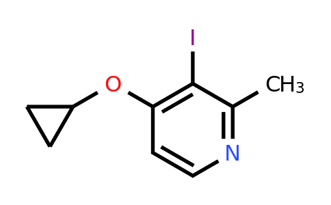 CAS 1243400-66-9 | 4-Cyclopropoxy-3-iodo-2-methylpyridine