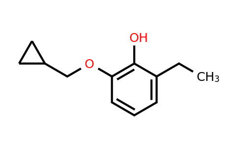 CAS 1243400-68-1 | 2-(Cyclopropylmethoxy)-6-ethylphenol