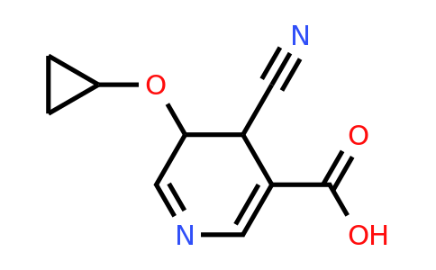 CAS 1243400-69-2 | 4-Cyano-5-cyclopropoxy-4,5-dihydropyridine-3-carboxylic acid