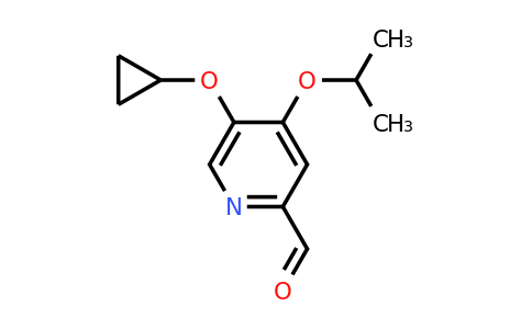 CAS 1243400-73-8 | 5-Cyclopropoxy-4-isopropoxypicolinaldehyde