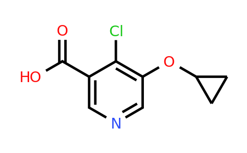 CAS 1243400-76-1 | 4-Chloro-5-cyclopropoxynicotinic acid