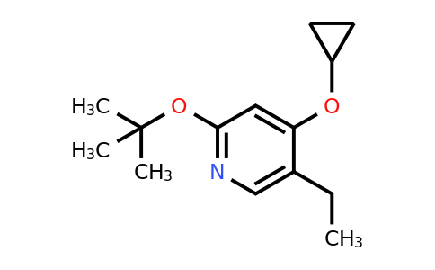 CAS 1243400-78-3 | 2-Tert-butoxy-4-cyclopropoxy-5-ethylpyridine