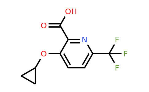 CAS 1243400-86-3 | 3-Cyclopropoxy-6-(trifluoromethyl)picolinic acid