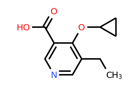 CAS 1243401-17-3 | 4-Cyclopropoxy-5-ethylnicotinic acid