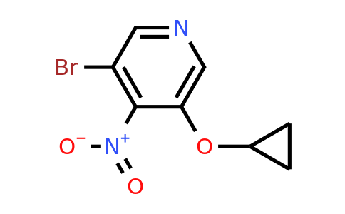 CAS 1243401-20-8 | 3-Bromo-5-cyclopropoxy-4-nitropyridine