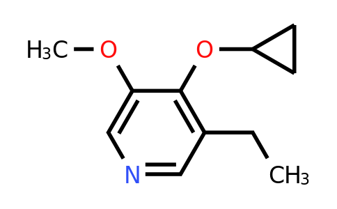 CAS 1243401-25-3 | 4-Cyclopropoxy-3-ethyl-5-methoxypyridine