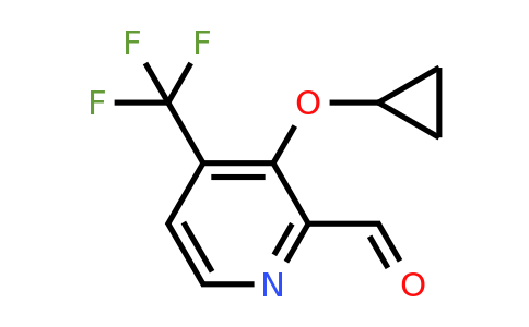 CAS 1243401-30-0 | 3-Cyclopropoxy-4-(trifluoromethyl)picolinaldehyde