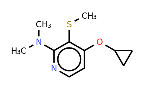 CAS 1243401-31-1 | 4-Cyclopropoxy-N,n-dimethyl-3-(methylthio)pyridin-2-amine