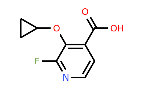 CAS 1243401-32-2 | 3-Cyclopropoxy-2-fluoroisonicotinic acid