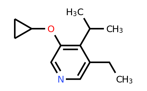 CAS 1243401-34-4 | 3-Cyclopropoxy-5-ethyl-4-isopropylpyridine