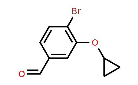 CAS 1243401-42-4 | 4-Bromo-3-cyclopropoxybenzaldehyde