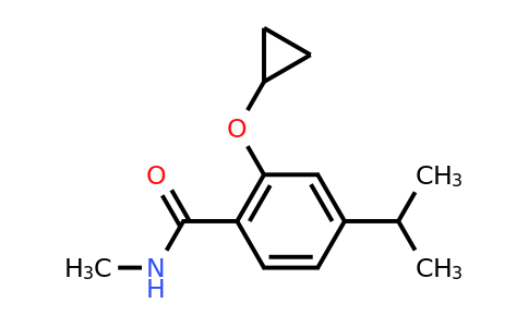 CAS 1243401-43-5 | 2-Cyclopropoxy-4-isopropyl-N-methylbenzamide