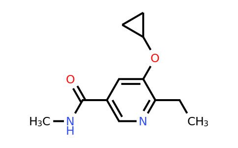CAS 1243401-44-6 | 5-Cyclopropoxy-6-ethyl-N-methylnicotinamide