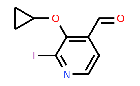 CAS 1243401-48-0 | 3-Cyclopropoxy-2-iodoisonicotinaldehyde