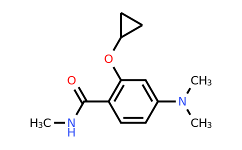 CAS 1243401-51-5 | 2-Cyclopropoxy-4-(dimethylamino)-N-methylbenzamide