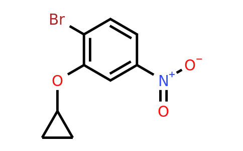 CAS 1243401-54-8 | 1-Bromo-2-cyclopropoxy-4-nitrobenzene