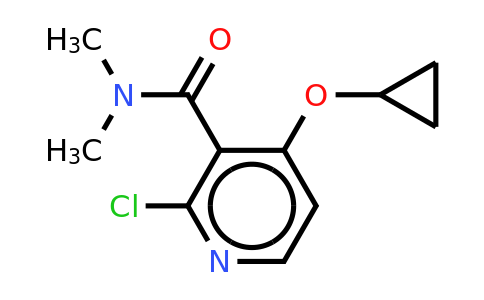 CAS 1243401-64-0 | 2-Chloro-4-cyclopropoxy-N,n-dimethylnicotinamide