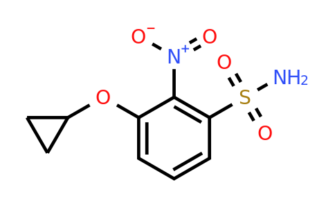 CAS 1243401-66-2 | 3-Cyclopropoxy-2-nitrobenzenesulfonamide