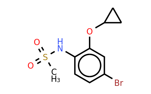 CAS 1243401-72-0 | N-(4-bromo-2-cyclopropoxyphenyl)methanesulfonamide