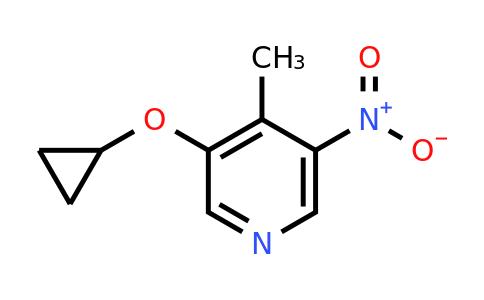 CAS 1243401-74-2 | 3-Cyclopropoxy-4-methyl-5-nitropyridine