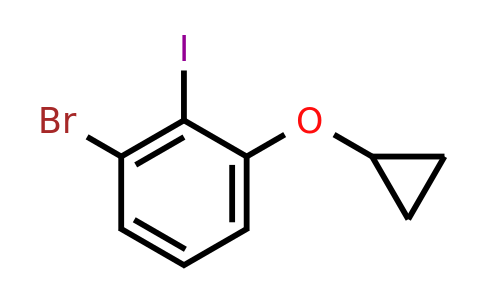 CAS 1243401-76-4 | 1-Bromo-3-cyclopropoxy-2-iodobenzene