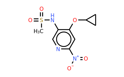 CAS 1243401-78-6 | N-(4-cyclopropoxy-6-nitropyridin-3-YL)methanesulfonamide