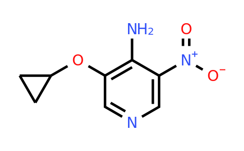 CAS 1243401-79-7 | 3-Cyclopropoxy-5-nitropyridin-4-amine