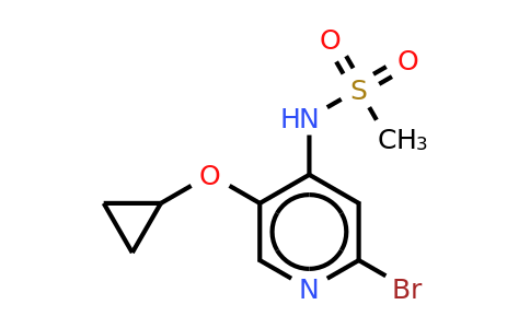 CAS 1243401-82-2 | N-(2-bromo-5-cyclopropoxypyridin-4-YL)methanesulfonamide