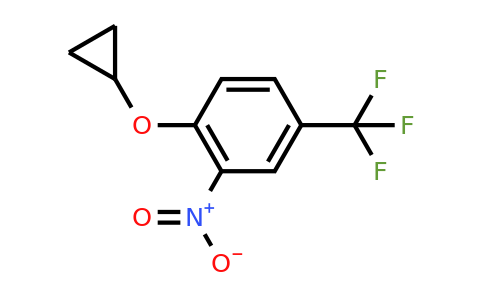 CAS 1243401-83-3 | 1-Cyclopropoxy-2-nitro-4-(trifluoromethyl)benzene