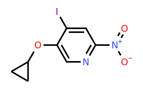 CAS 1243401-90-2 | 5-Cyclopropoxy-4-iodo-2-nitropyridine