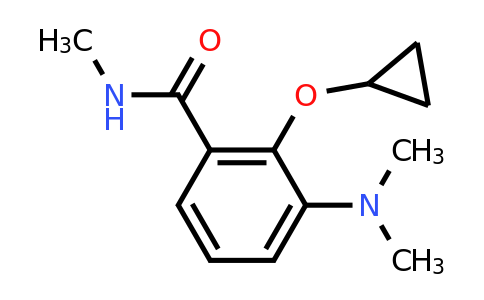 CAS 1243401-93-5 | 2-Cyclopropoxy-3-(dimethylamino)-N-methylbenzamide