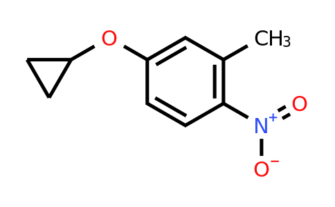 CAS 1243401-95-7 | 4-Cyclopropoxy-2-methyl-1-nitrobenzene