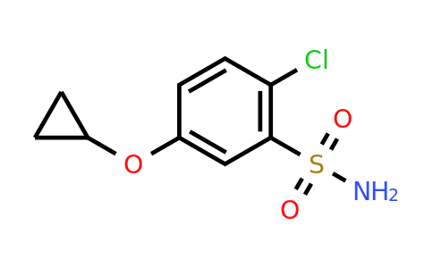 CAS 1243401-97-9 | 2-Chloro-5-cyclopropoxybenzenesulfonamide