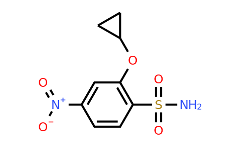 CAS 1243402-00-7 | 2-Cyclopropoxy-4-nitrobenzenesulfonamide