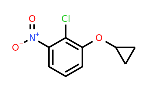 CAS 1243402-05-2 | 2-Chloro-1-cyclopropoxy-3-nitrobenzene