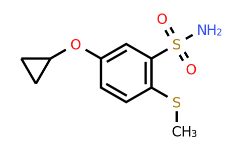 CAS 1243402-10-9 | 5-Cyclopropoxy-2-(methylthio)benzenesulfonamide