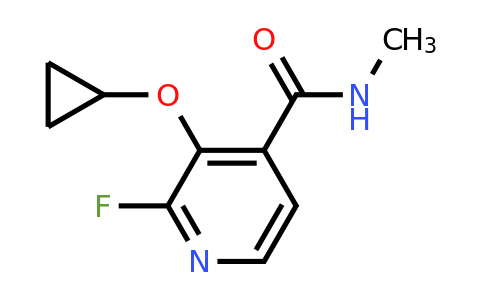CAS 1243402-11-0 | 3-Cyclopropoxy-2-fluoro-N-methylisonicotinamide
